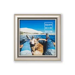 【新品・14営業日以内発送】大仙 33S00718904 写真立て ロトンドスクエア コハク 89角 OPP【沖縄離島販売不可】