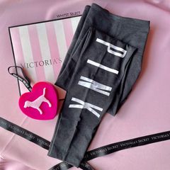 コットンレギンス ダークグレー Victoria's Secret PINK