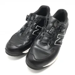 【美品】ニューバランス ゴルフシューズ 黒 UGBS574E BOA スパイクレス メンズ 28.0 ゴルフウェア 2023年モデル New Balance