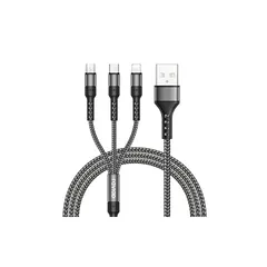 RAVIAD 3in1 充電ケーブル USB ケーブル 3A 急速充電 充電コード USB Type C ケーブル Micro USB ケーブル Phone 充電ケーブル 3台同時給電可能 Phone Android タイプC Galaxy Kindle  1