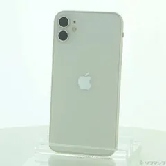 〔中古品〕 iPhone11 64GB ホワイト MHDC3J／A SIMフリー【247】