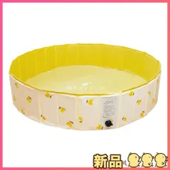 ☆新品☆(ケラッタ) イブル プール 折りたたみ 子供 赤ちゃん 【10秒でパパっと組み立て】 水遊び 空気入れ不要 140×30cm (レモン)