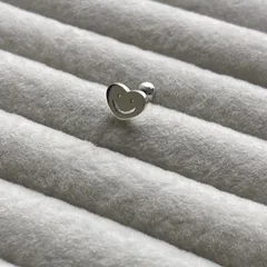 ボディピアス ハート ニコちゃん  スマイリー 18G