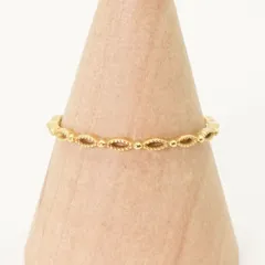 K18ミニハート模様透かしゴールドリング　12号　2812K2506 アミュレット公式オンラインショップ AMULET 神戸 / K18 リング