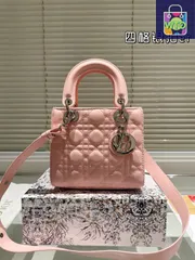 【今日特価】Dior Lady Dior Lambskin Bag with Foldable Gift Box - ディオール レディー ディオール ラムスキン バッグ フォールダブル ギフトボックス付-WTO輸入
