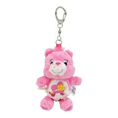 ケアベア キーホルダー マスコット ソフトMC ベビータグスベア ピンク
