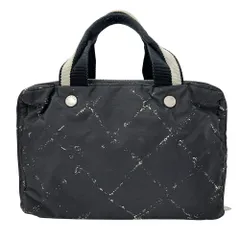 シャネル CHANEL バッグ レディース メンズ ブランド ハンドバッグ  トラベル ナイロン ブラック シルバー金具 コスメバッグ  【中古】