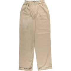 古着 ラルフローレン Ralph Lauren ツータック チノパンツ USA製 レディースM(w26)相当 ヴィンテージ/eaa558490