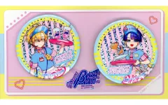 【中古】バッジ・ピンズ 瀬乃凉晴＆伊勢崎凌介(B/ミニキャラ) グリッター缶バッジ2個セット 「憐れなβは恋を知らない×DECOTTO by animatecafe」