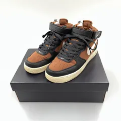 〇〇NIKE ナイキ メンズ スニーカー AIR FORCE 1 MID 07 LX サイズ26cm DQ8766 001 ブラウン×ブラック