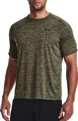 【送料無料】 アンダーアーマー メンズ シャツ トップス Under Armour Men's Tech 2.0 Short Sleeve T-Shirt Marine Od Green/Black Heather