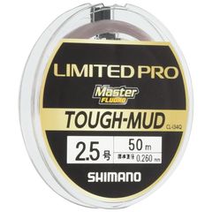 シマノ(SHIMANO) ライン リミテッドプロ マスターフロロ TOUGH-MUD 50m 2.5号 マッドグレー 釣り糸