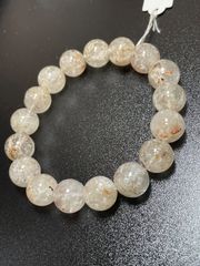 スノークリスタル ブレスレット 10mm ブラジル産 - メルカリ