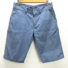 G■アーバンリサーチ/URBAN RESEARCH ハーフパンツ/無地【S】青系/men's/51【中古】■