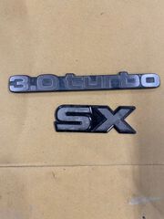 ７８プラド　純正　エンブレム　SX　3.0 turbo セット