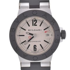 Bulgari BVLGARI AL29TA Aluminum Date Quartz Women's Watch with Slightly Damaged Strap A#137954