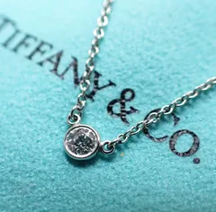 2025年最新】ティファニー バイザヤードネックレス PT950の人気  