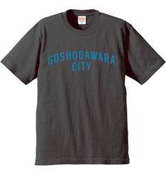 GOSHOGAWARA CITY Tshirt スミブラック / ダークグリーン