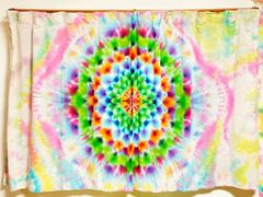 タイダイ染め　スウェット トレーナー　XLサイズ　ブルームラ染め HD22-72 タイダイ染め フーディ プルオーバー パーカー 曼荼羅染め XLサイズ