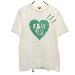 HUMAN MADE ヒューマンメイド 日本製 半袖 Tシャツ S 白 メンズ 古着