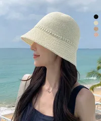 バケットハット レディース 麦わら帽子夏