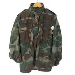 アメリカ軍 80s M65ウッドランドカモ フィールドジャケット 3rd S-S 80s 米軍 U.S.ARMY パッチ付き ウッドランドカモ M-65