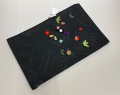 正絹　名古屋帯　立体　正月　羽子板