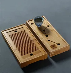 煎茶台。茶盤。竹製品。美品。煎茶道具。茶道具。平成時代。自家