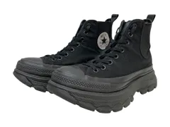 CONVERSE (コンバース) ALL STAR R TREKWAVE SIDEGORE HI  ハイカットスニーカー 1SD722 US7.5 26cm ブラック メンズ/036