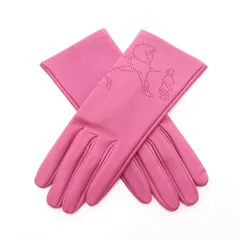 エルメス HERMES 手袋 ピンクパープル レザー 手袋 レディース Used Aのサムネイル