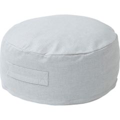 【人気商品】アイリスプラザ クッションになる 布団収納ケース 丸型（小） アイボリー