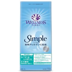 ウェルネスシンプル(食物アレルゲンに配慮 皮膚ケア グレインフリー)全犬種用体重管理用(1歳以上用)サーモン&じゃがいも1.8kg