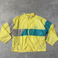 adidas アディダス 80s ヴィンテージ ナイロンジャケット トレフォイル 42サイズ ヨーロッパ製 レトロ スポーツ　オールドアディダス　OLD 古着　ウインドブレーカー