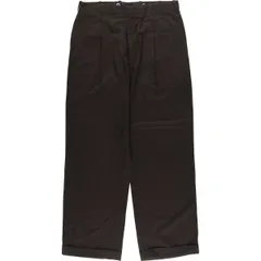 古着 チェック柄 ツータック スラックス ワイドパンツ メンズw33相当/eaa558136