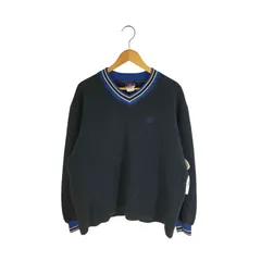 チャンピオン Champion AUTHENTIC ATHLETIC APPAREL メキシコ製 ロゴ刺繍 Vネック フリースプルオーバー メンズ import：M 