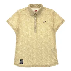 サイズ：2 MASTER BUNNY EDITION マスターバニーエディション ×LIBERTY 半袖ポロシャツ 花柄 ベージュ系 [240101311297]# ゴルフウェア レディース ストスト