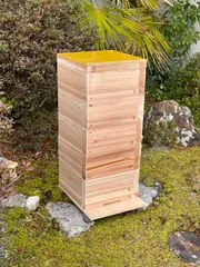 日本蜜蜂　巣箱　待ち箱　入居実績あり　2 個セット 待ち箱 (2段重箱式巣箱)