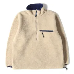 L.L.Bean エルエルビーン フリース サイズ:詳細参照(L位) 90s ハーフジップ プルオーバー フリース ベージュ トップス 長袖 90年代 古着 ヴィンテージのサムネイル