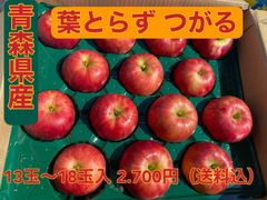 【最終値下げ】青森県産 ☆葉とらず つがる☆りんご