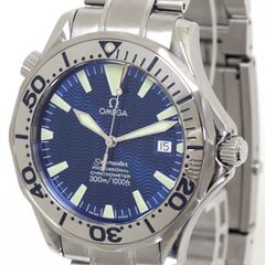 OMEGA オメガ メンズ腕時計 シーマスター 2255.80.0﻿0 ブルー文字盤 自動巻き OH済 仕上げ済【中古】