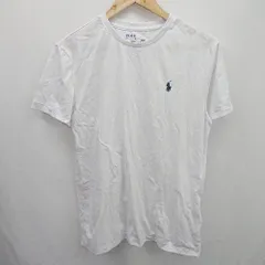 ◇ ⊂ POLO RALPH LAUREN ポロ ラルフローレン シンプル 半袖 半袖Tシャツ サイズ表記なし ホワイト系 レディース メンズ E  【1507250002901】