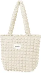 【新着商品】通学 通勤 おしゃれ 可愛い 縦型 軽量 A4 学生 大容量 レディース とーとーバッグ チャック付きトートバッグ ポップコーンバッグ トートバッグ [Bitcuem]