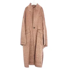 メゾンマルジェラ Maison Margiela 22AW ANTIQUED PINK SATIN CAPE COAT ノーカラーケープコート ジャケット キルティング 40 ピンク S51AA0325 国内正規のサムネイル
