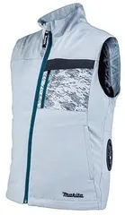 Makita ファン付きベスト ホワイト Amazon.co.jp: Makita FV212DZL Rechargeable Fan Vest (High