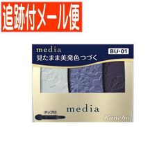 【追跡付きメール便送料無料】カネボウ メディア グラデカラーアイシャドウＮ BU-01 3.1g
