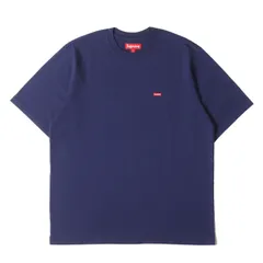 【美品】Supreme シュプリーム Tシャツ サイズ:M / 24AW スモールボックスロゴ クルーネック Tシャツ (Small Box Tee) / ネイビー 紺 / トップス カットソー 半袖 / boxlogo【メンズ】【中古】