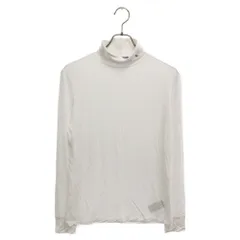 RAF SIMONS (ラフシモンズ) 22SS タートルネック カットソー ワンポイント ロゴ 長袖Tシャツ ホワイトのサムネイル