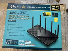 ほぼ新品TP-Link WiFi ルーター dual_band WiFi6 PS5 対応 無線LAN 11ax AX5400 4804 Mbps (5 GHz) + 574 Mbps (2.4 GHz) OneMesh対応 Archer AX73/A