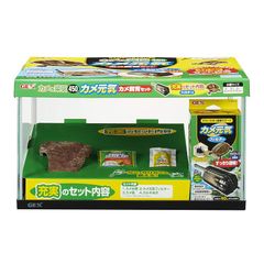 水槽セット 23L エアーポンプ フィルター 人口水草 餌 カルキ中和剤等