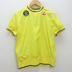 H■ルコック スポルティフ/le coq sportif GOLF  半袖ゴルフジャンパー ウェア【M】黄/LADIES■3【中古】